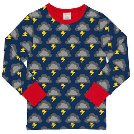 Maxomorra Long Sleeve top Classic Lightning