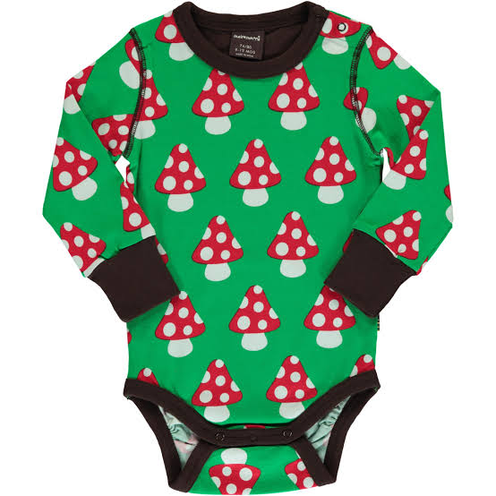 Maxomorra Long Sleeve Body Classic Mushroom