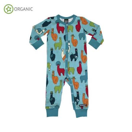 Villervalla Long Sleeve Bodysuit Llamas Rill