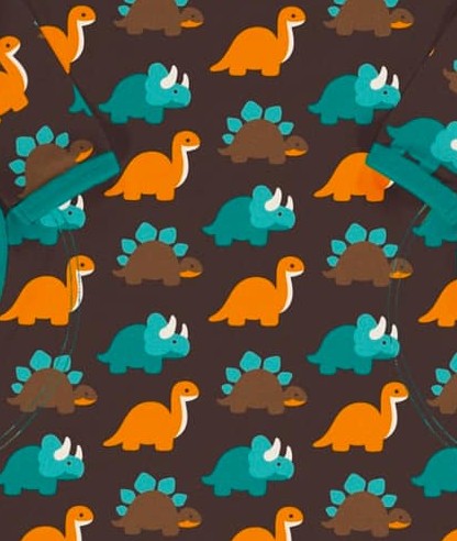 Maxomorra Long Sleeve Body Dinosaurs