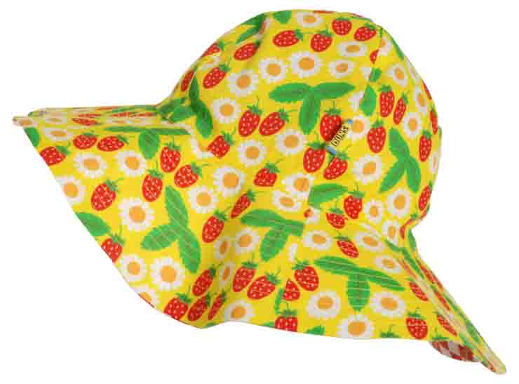 Duns Sun Hat Strawberry Yellow