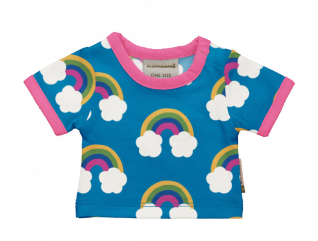 Maxomorra Doll Top Farm Rainbow