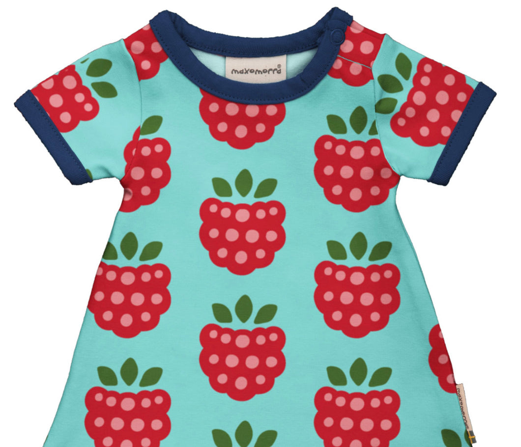 Maxomorra Doll Dress Raspberry