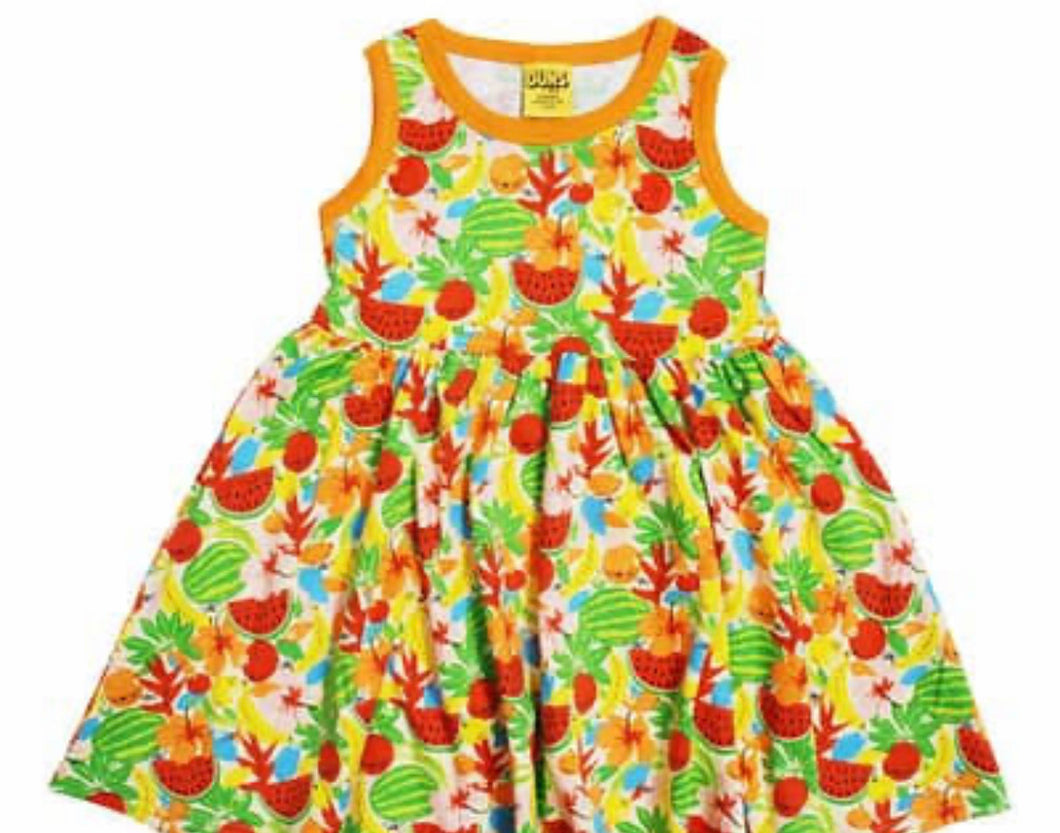 Duns No Sleeve Gathered Skirt Dress Jungle