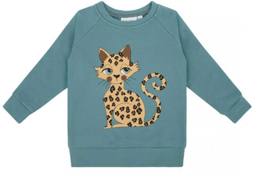 Dear Sophie Geopard Green Sweatshirt