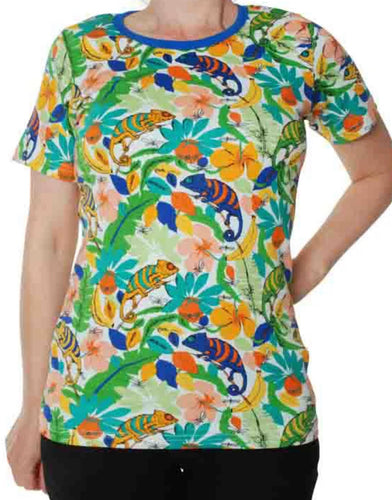Duns Short Sleeve Top Adult Chameleon