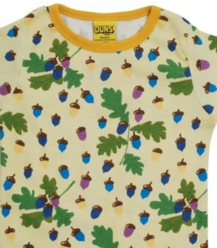 Duns Long Sleeve Gathered Skirt Acorn Yellow