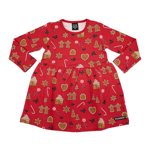 Villervalla Gingerbread Dress Gathered Skirt Tango