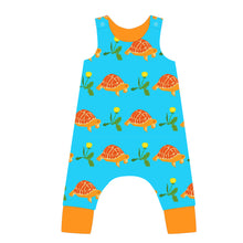 Load image into Gallery viewer, Pikolo Tortoise &amp; Dandelion Lined Dungarees