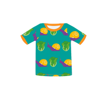 Load image into Gallery viewer, Pikolo Snail &amp; Lettuce Short Sleeve T-Shirt