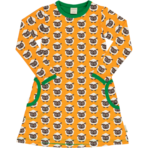 Maxomorra Classic Sheep Long Sleeve Dress