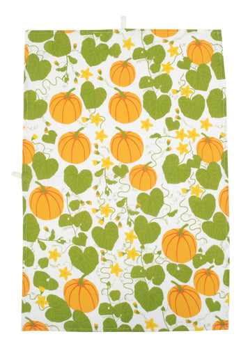 Duns Pumpkin Tea towel