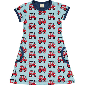 Maxomorra Tractor Short Sleeve Dress