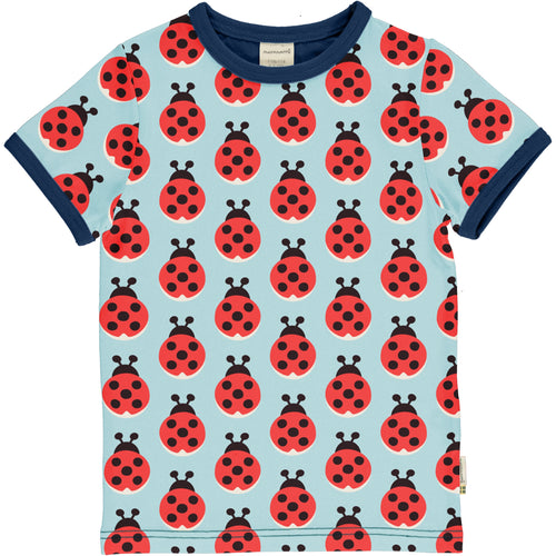 Maxomorra Lazy Ladybug Short Sleeve T Shirt